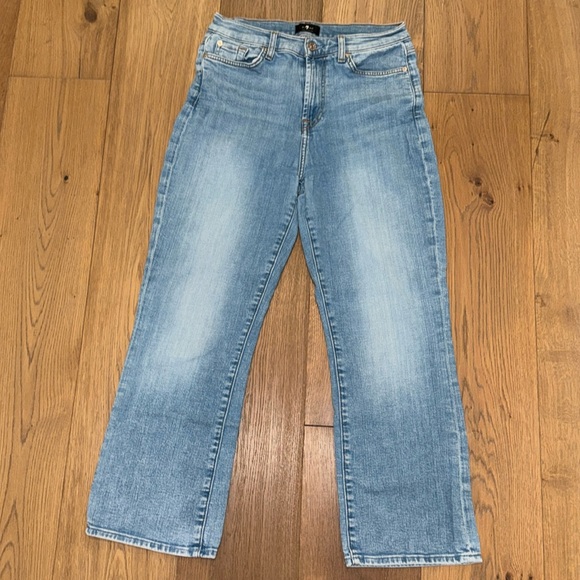 7 For All Mankind Denim - 7 For All Mankind Denim High Waist Slim Kick Jeans